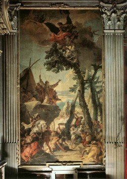Giovanni Battista Tiepolo Painting - The Gathering of Manna Giovanni Battista Tiepolo